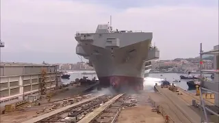 Launch of Italian Navy’s Newest Landing Helicopter Dock, Trieste