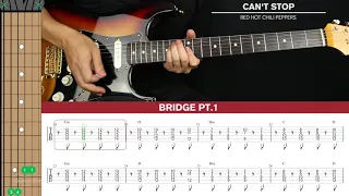 Can't Stop Guitar Cover Red Hot Chili Peppers 🎸|Tabs + Chords|