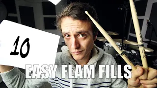 10 Easy Flam Fills - Daily Drum Lesson