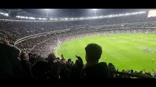 Final siren and Collingwood song after win over Carlton AFL 2024