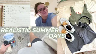 REALISTIC SUMMER DAY 2023☀️🌴8am morning routine, relaxing and productive, simple days, summer vlog