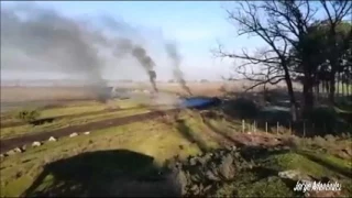 Tanques Tiran Ti-67 del Ejército Uruguayo en maniobras.