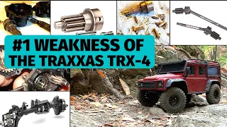 #1 Weakness of the Traxxas TRX-4 - What is most likely to break?