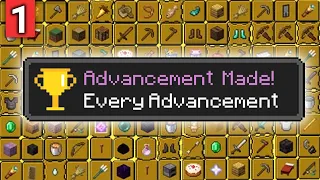 I Got All 102 Advancements In Minecraft Hardcore