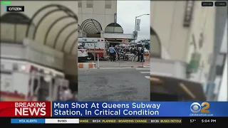 Man shot at Queens subway station