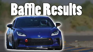 Kazama Oil Pan Baffle Test Results - Toyota GR86