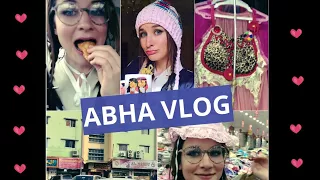 Abha Vlog 💕 (5 riyal shop + gold market + street food)