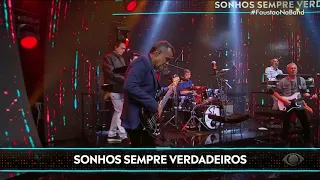 Roupa Nova emociona Faustão e canta  "Dona"  Faustão na Band