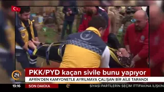 Canlı kalkan olmayı reddettiler, PKK tarafından silahla tarandılar