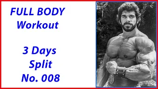 Welcome to Warrior Spirit, Three Days Split Full Body Workout #008, برنامج تقسيم الجسم على ثلاث ايام