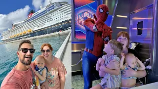 Our Disney Wish Weekend Cruise 2024! | Nassau's New Port, Inflatable Incredicourse, & Marvel Dinner!