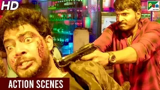 Sundeep Kishan Action Scene With Tanish | Mass Masala | Hindi Dubbed Movie | Prakash Raj, Regina