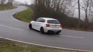 The biggest BMW M135i street Drift Compilation + Straight pipe exhaust sound