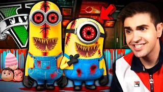 ME ENFRENTE a *MINION.EXE* en GTA 5 !! 😈🩸🌲 - Grand Theft Auto V