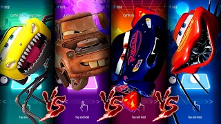 Car Eater vs Cars 3 Mater vs Spider Lighting McQueen Evil vs Lighting McQueen Exe x Coffin Dance