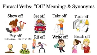 10 Common Phrasal Verbs with "off" | Phrasal verbs you need to know | #phrasalverbs