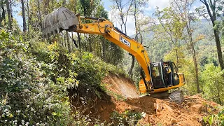 Building a DANGEROUS Mountain Road with Excavator | Excavator Working Video | Excavator Planet