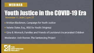 Youth Justice in the COVID 19 Era