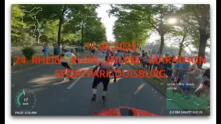 11.06.2023 24. Rhein Ruhr Marathon 2023 Inline Skating Sportpark Duisburg