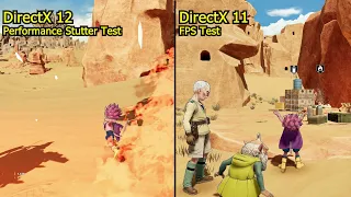 SAND LAND Demo DX11 vs DX12 Performance FPS & Stutter Test