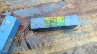 литий JUNGLA 20000 mAh 48V который остался чтоб показать