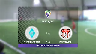 Обзор матча | Duzain Fasad - Dresdner | Турнир по мини-футболу в Киеве