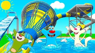 Roblox Oggy Build Word Biggest Water Park With jack | In Waterpark Tycoon | Rock Indian Gamer |