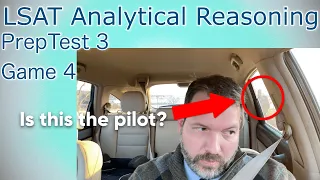 PrepTest 3 Game 4: Only Qualified Pilots May Fly // Logic Games [#12] [LSAT Analytical Reasoning]