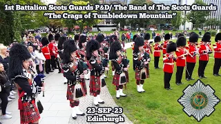 "The Crags of Tumbledown Mountain" - Scots Guards - Band with 1st Battalion P&D combo!