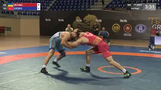 1/4 FS - 86 kg: I. ARCHAIA (UKR) v. O. GOCEN (TUR)