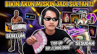 TOP UP Rp1.000.000 JUTA DIAMOND DI AKUN GAK KERAWAT !! BIKIN JADI SULTAN !!