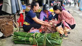 Harvesting Ginger & Sugarcane, Dong Leaves Goes to the market sell | Ly Thi Tam