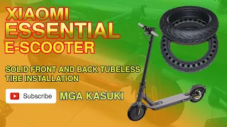 Xiaomi Essential Solid Front and Back Tubeless Tire Installation