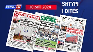 10 shkurt 2024 "Shtypi i dites" në News24 - "Koha për t'u zgjuar" ne studio Edvin Peçi