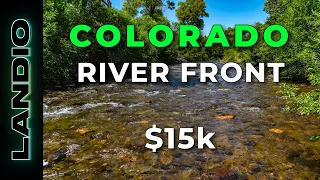 LANDIO • SOLD • COLORADO Riverfront Land for Sale with Mountain Views