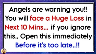 Angels are Warning You!! You will Face a Huge Loss in Next 10 Min... ✝️ Jesus Says 💌 #jesusmessage