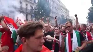 Euro 2016 - Hungarian football fans in Marseille 2016 06 18