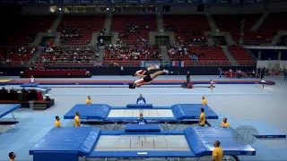 Uzbekistan (UZB) - 2017 Trampoline Worlds, Sofia (BUL) - Qualification Synchro Routine 2