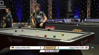 Joshua Filler vs Kelly Fisher | 2022 Premier League Pool | Day 3