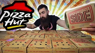 THE FULL PIZZA HUT SWEETS & SIDES MENU CHALLENGE | BeardMeatsFood