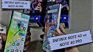 Ada beberapa perbedaan di antara Infinix Note 40 & Note 40 pro // jangan sampai salah pilih