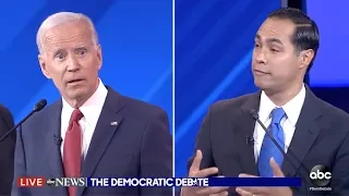 Julián Castro to Joe Biden: "Are you forgetting what you said 2 minutes ago?"