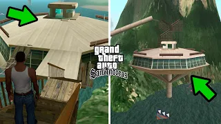 Secret Island With House And Under Water Tunnel In GTA San Andreas! (Secret Location!)