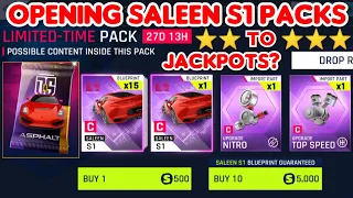 Asphalt 9 - Drive Syndicate 4 | SALEEN S1 from 2⭐ to 3⭐ | Opening Packs | Check Drop Rates 👍