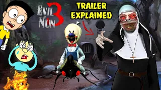 TRAILER EXPLAINED - EVIL NUN 3 || ICE SCREAM 6 FRIENDS : KITCHEN || Deewana And Rangeela Gameplay