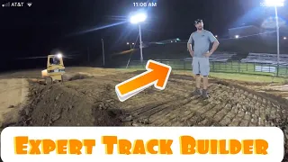 Motocross track build with cat dozer and Kubota skid steer
