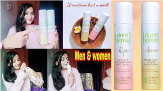 PureSense Body Spray Combo Long Lasting No Gas Deodorant Spray For Men & Women on Flipkart