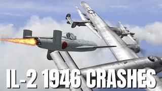 Emergency Crash Landings, Collisions, Fails & Crashes! V22 | IL-2 1946 Crash Compilation