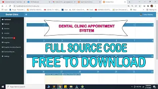 Dental Clinic Appointment System with Full Source Code | Free to Download