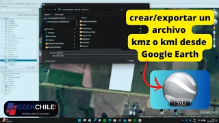 Como crear o exportar un archivo kmz/kml desde Google Earth pro, tutorial de 2 minutos!